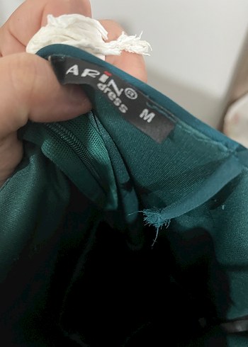 Drapeli Kolsuz Midi Mavi Elbise - Görsel 4