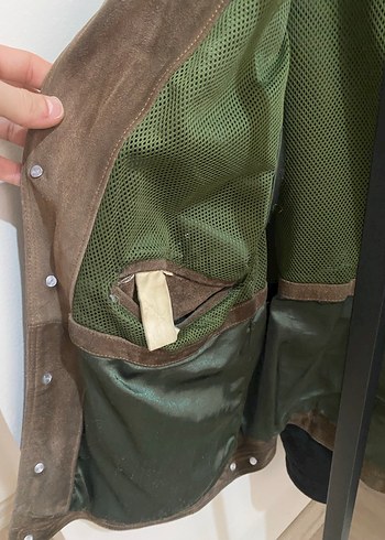 Van Johnson Vintage Gerçek Deri Ceket - Görsel 5