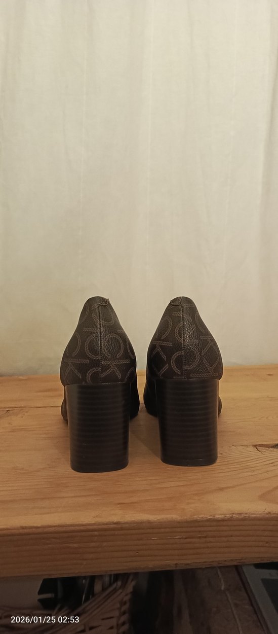 CALVIN KLEIN Kahverengi Kadın Klasik Topuklu Ayakkabı - Görsel 3