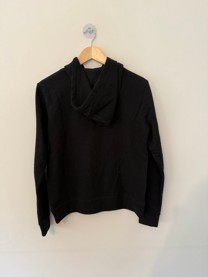 Kadın Siyah Baskılı Uzun Kollu Sweatshirt - Görsel 3