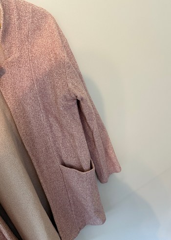 Pudra Midi Kadın Yün Hırka - Görsel 4