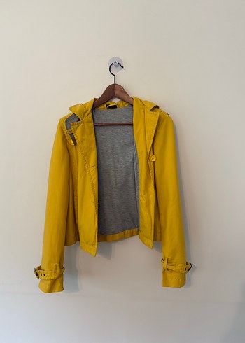 Sarı Düğmeli Kadın Ceket - Görsel 2