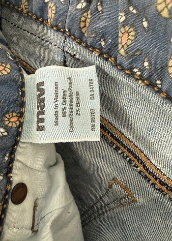 Mavi Midi Boy Kadın Kot Pantolon - Görsel 4