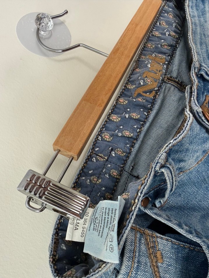 Mavi Midi Boy Kadın Kot Pantolon - Görsel 5