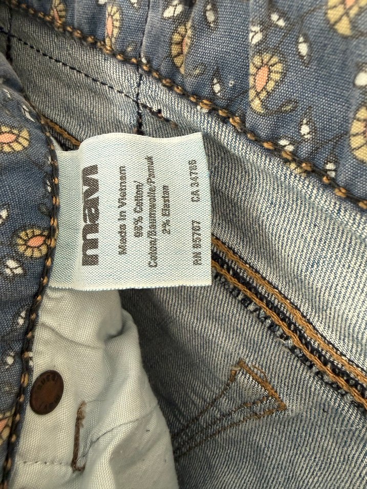 Mavi Midi Boy Kadın Kot Pantolon - Görsel 4