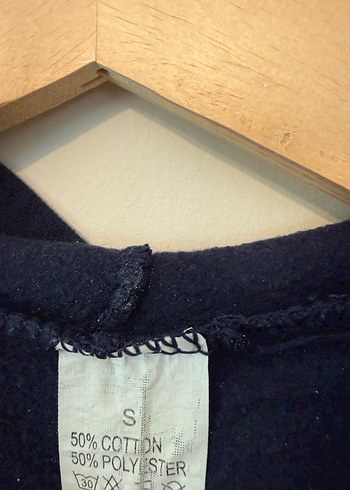 s Beden Lacivert Barcelona University Kapüşonlu Sweatshirt
