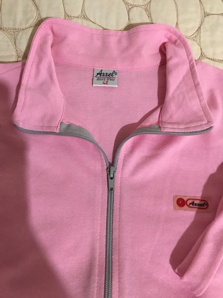 Fermuarlı Pembe Kolsuz Kız Eşofman Takımı - Görsel 5