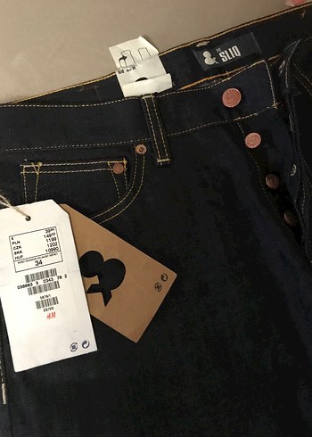 H&M Erkek kot pantolon - Görsel 4