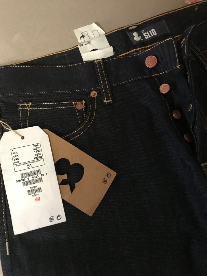 H&M Erkek kot pantolon - Görsel 4