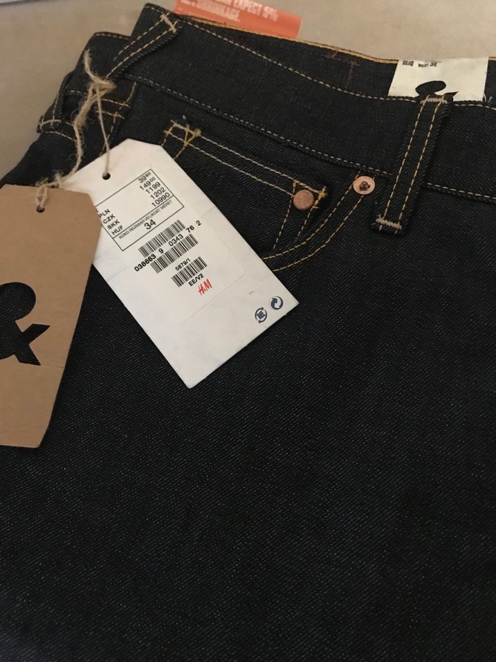 H&M Erkek kot pantolon - Görsel 2