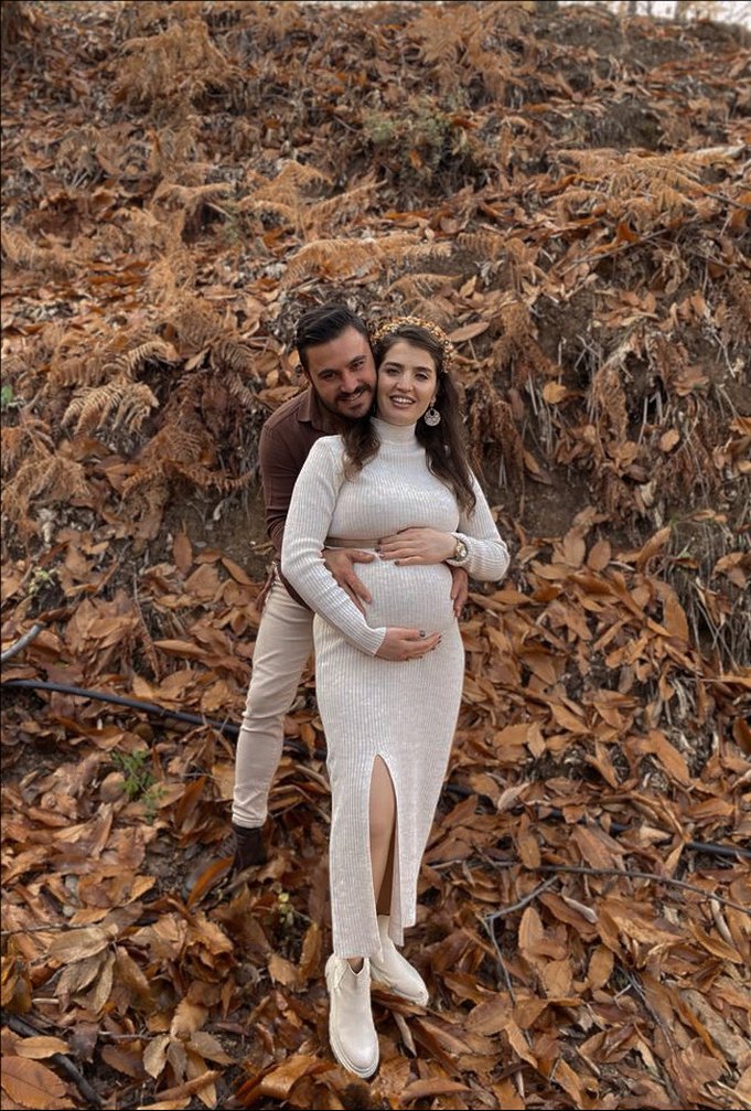 Krem elbise - Görsel 2