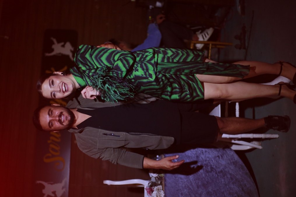 Püsküllü Yeşil Mini Elbise - Görsel 3