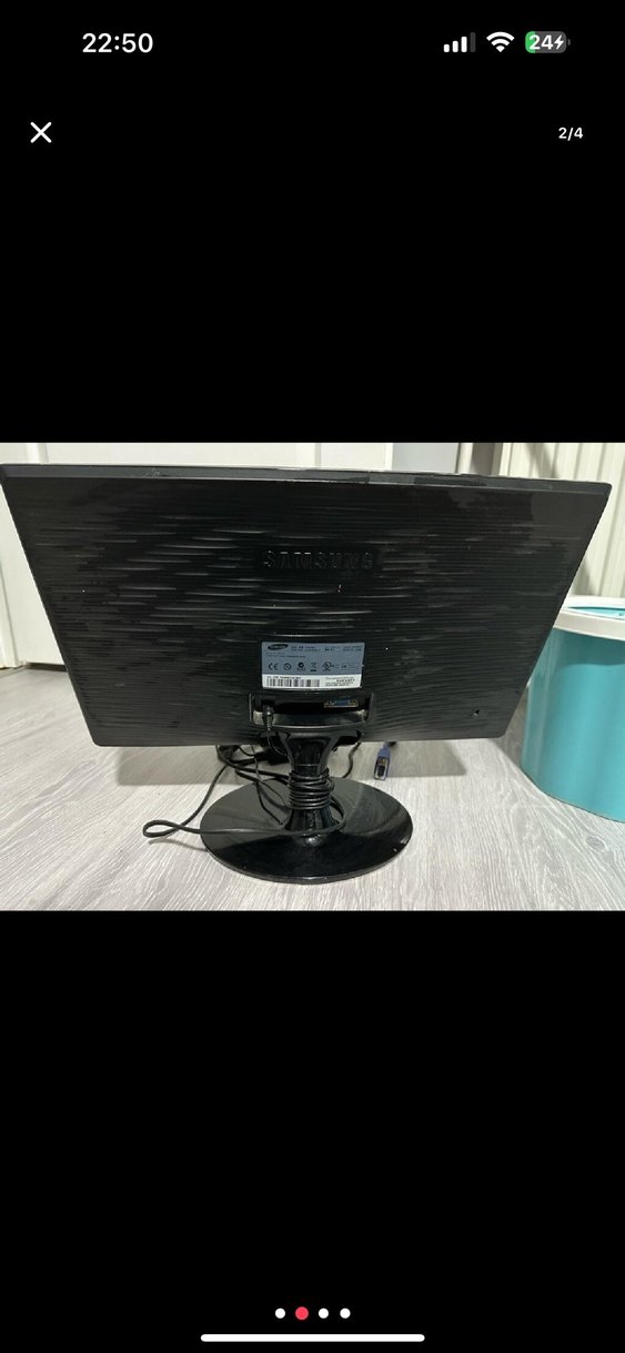 Samsung Siyah Bilgisayar Monitörü - Görsel 2