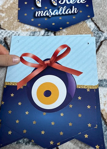 Parlak Mavi 41 Kere Maşallah Parti Süsü - Görsel 2