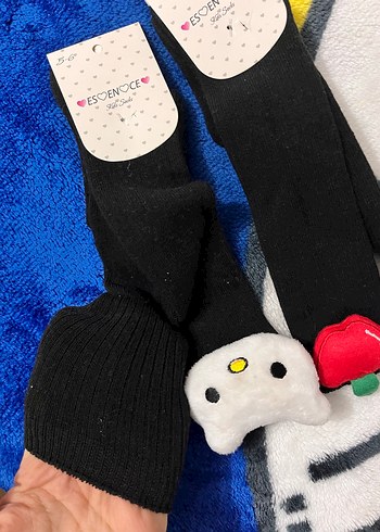 Oyuncaklı çıngıraklı Renkli Kız Çorabı - Görsel 2