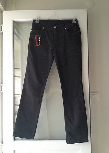 Siyah Fermuarlı Erkek veya kadin Street Wear Pantolon - Görsel 5