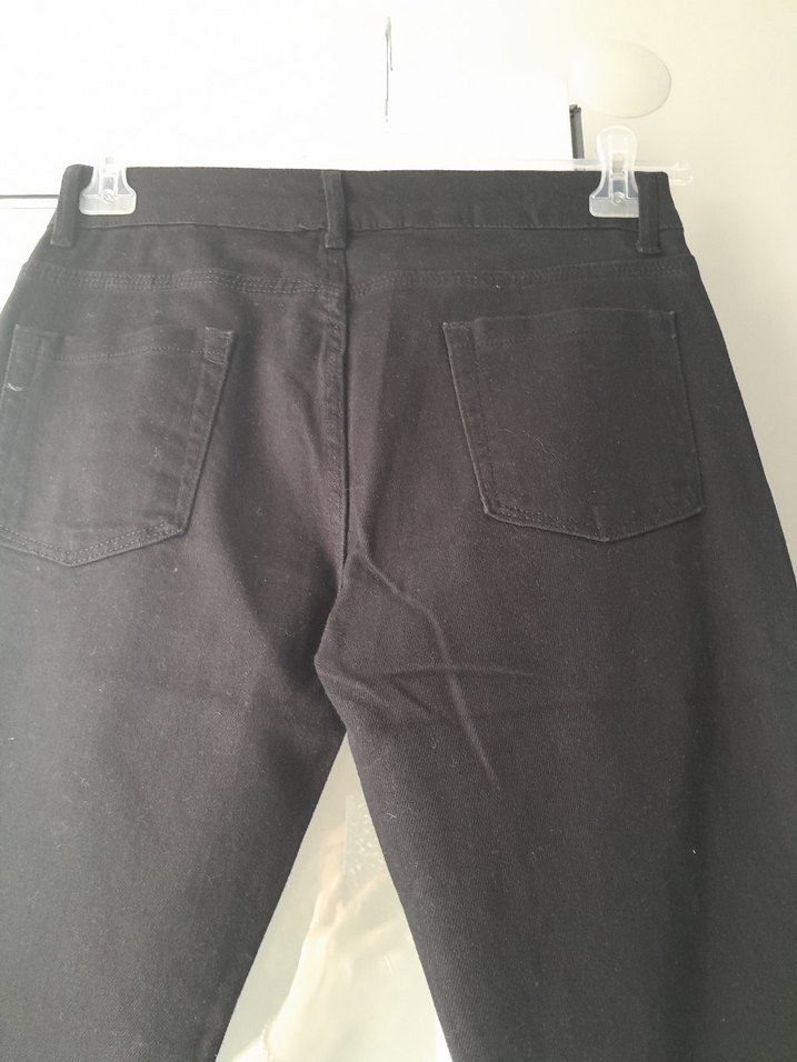 Siyah Fermuarlı Erkek veya kadin Street Wear Pantolon - Görsel 4