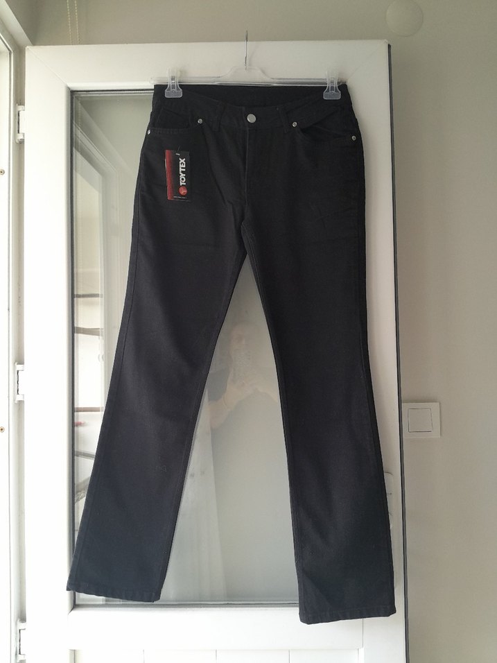 Siyah Fermuarlı Erkek veya kadin Street Wear Pantolon - Görsel 5