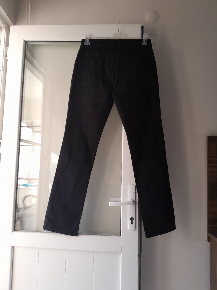 Siyah Fermuarlı Erkek veya kadin Street Wear Pantolon - Görsel 2