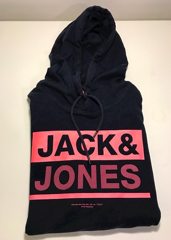Jack & Jones Siyah Kapüşonlu Sweatshirt
