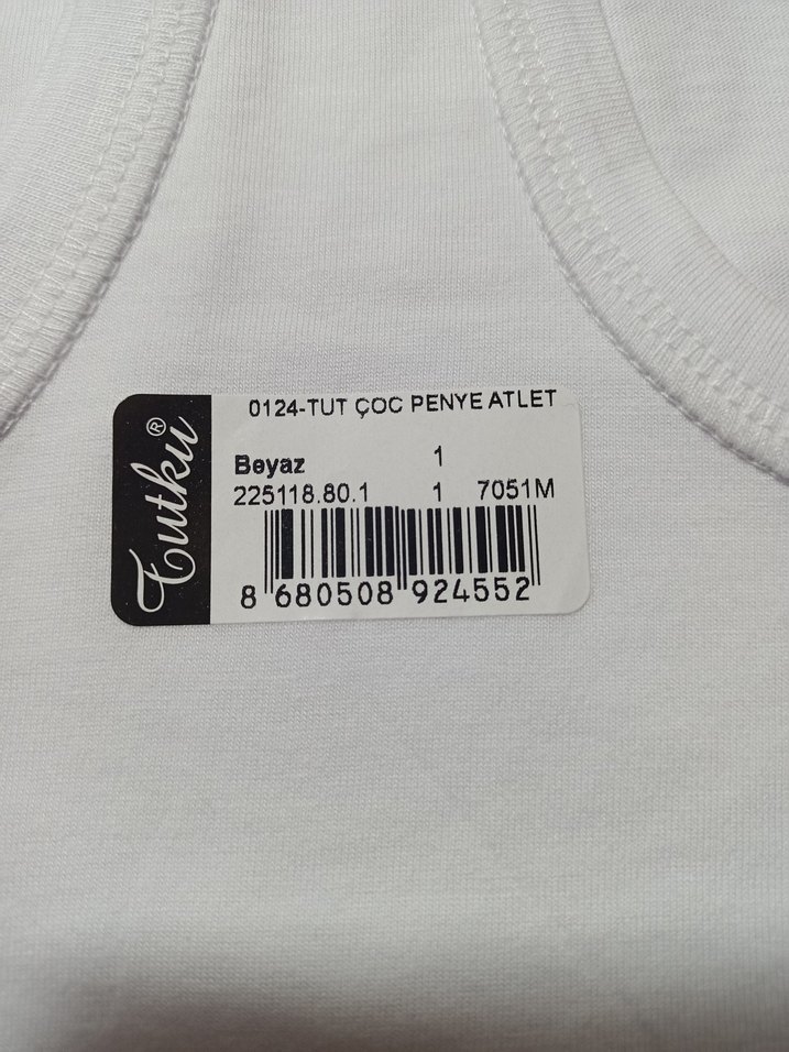 Tutku Erkek Çocuk Penye Atlet - Görsel 3