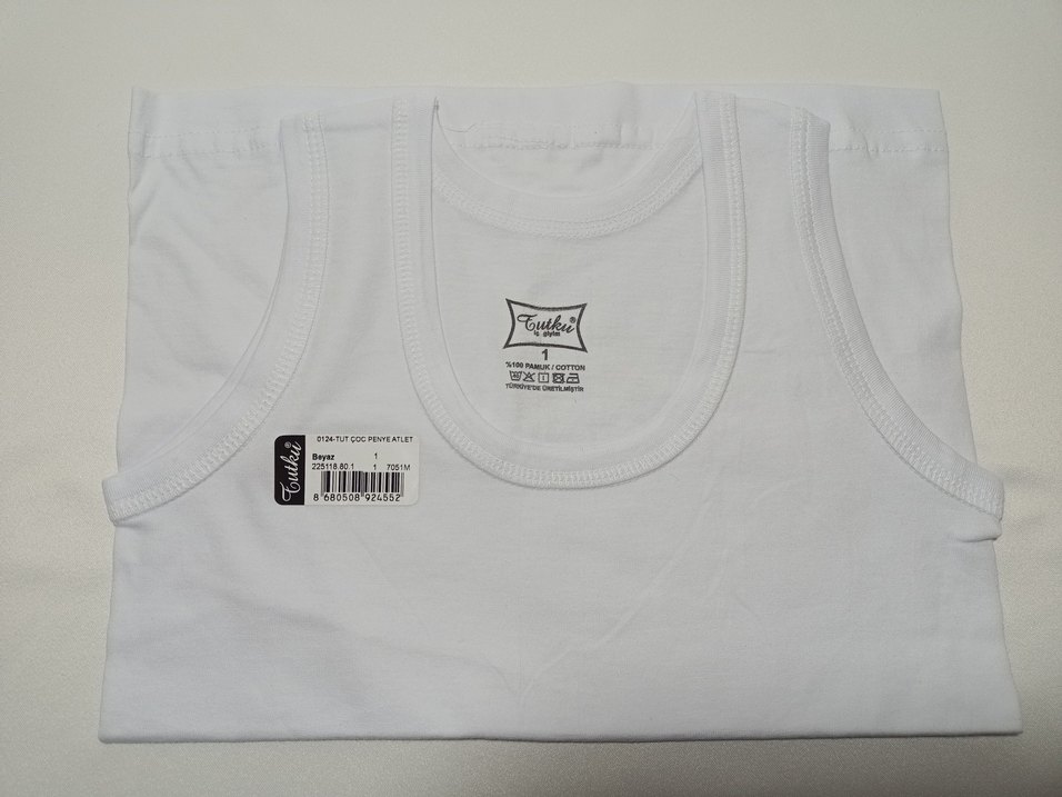 Tutku Erkek Çocuk Penye Atlet - Görsel 2