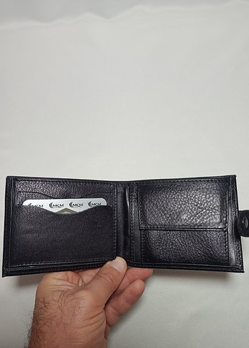 Deri Siyah Erkek Cüzdanı - Görsel 3
