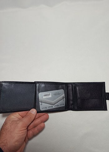 Deri Siyah Erkek Cüzdanı - Görsel 4