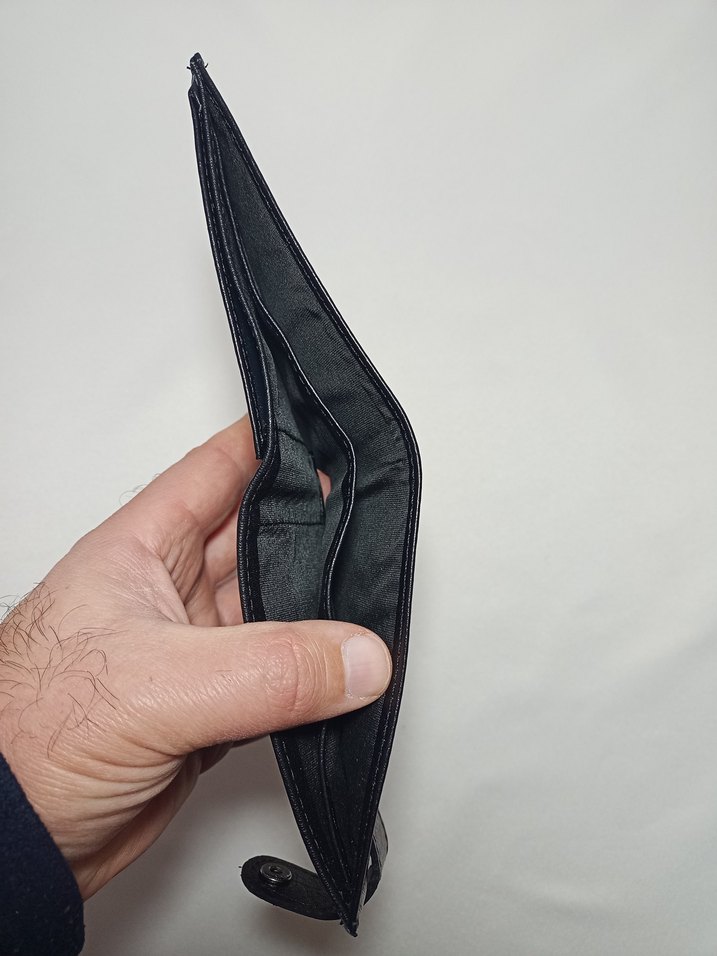Deri Siyah Erkek Cüzdanı - Görsel 2
