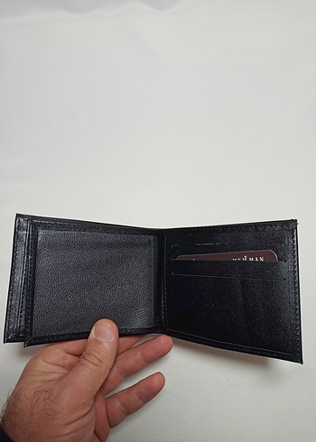Siyah Deri Erkek Cüzdan - Görsel 5