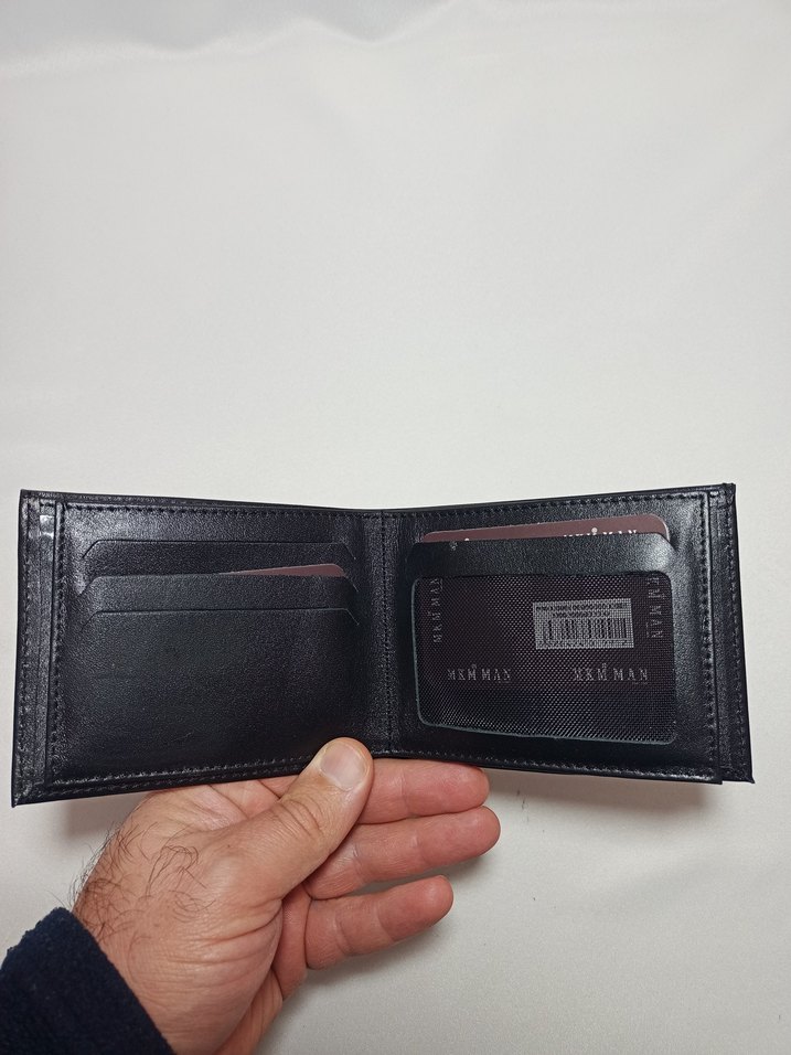 Siyah Deri Erkek Cüzdan - Görsel 4