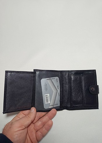 Siyah Deri Erkek Cüzdan - Görsel 4