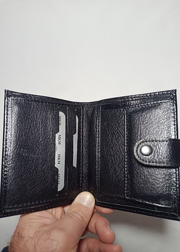 Siyah Deri Erkek Cüzdan - Görsel 3