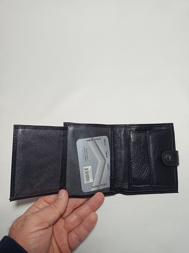 Siyah Deri Erkek Cüzdan - Görsel 4