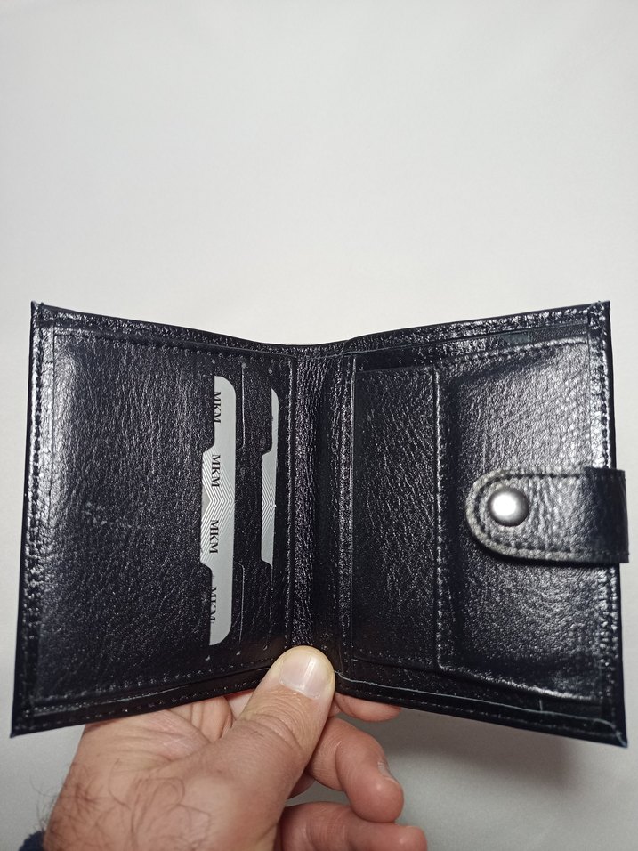 Siyah Deri Erkek Cüzdan - Görsel 3