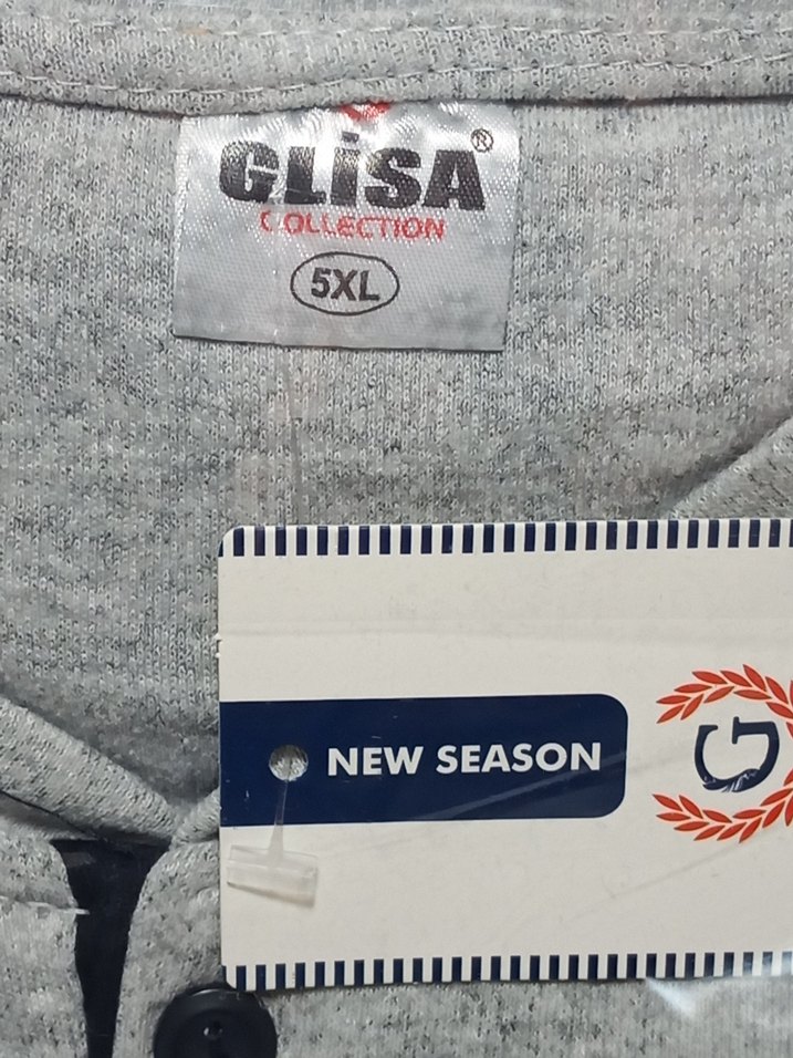 Gri Battal  Uzun Kollu Erkek Pijama Takımı 5XL - Görsel 3