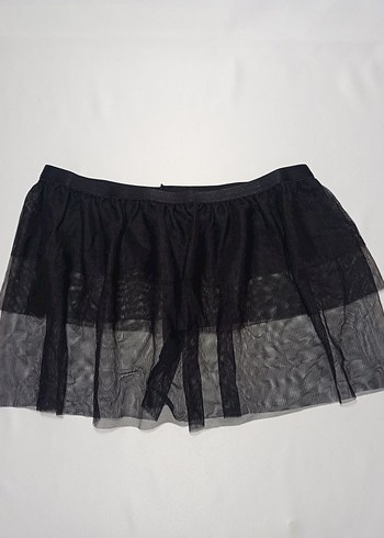 Leopar Desenli Siyah Dantel Mini Goth Bikini - Görsel 5