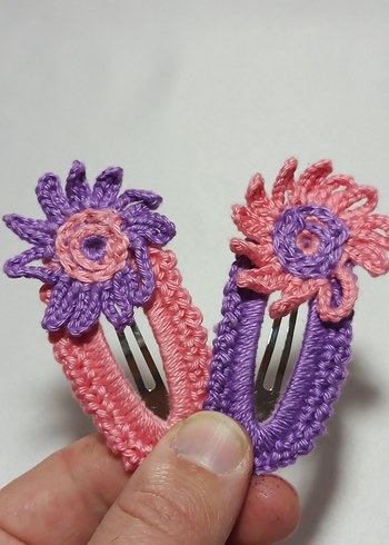 2 Adet El Örgü Toka - Görsel 11