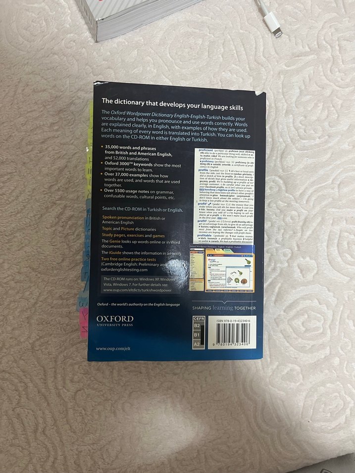 Oxford Wordpower İngilizce-İngilizce-Türkçe Sözlük - Görsel 3