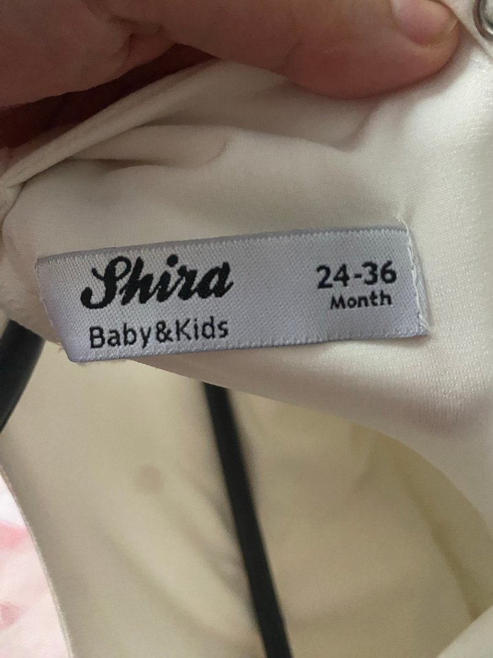 Kolsuz Beyaz Kız Çocuk Elbisesi - Görsel 3