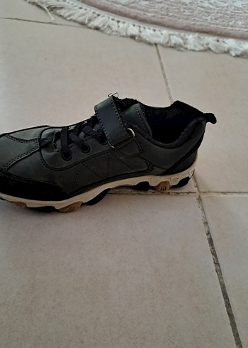 35 Beden Erkek Çocuk Gri Kamuflaj Spor Ayakkabı