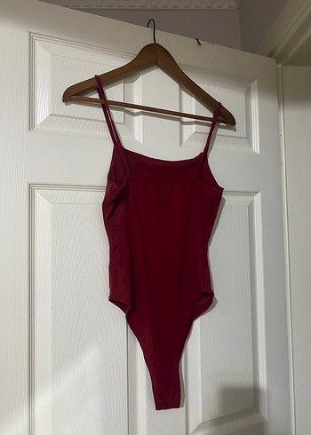 Bordo İnce Askılı Kadın atlet - Görsel 2