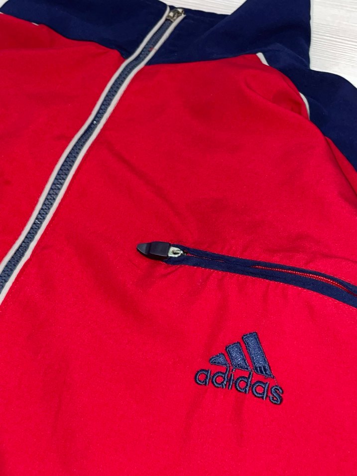 Vintage Adidas Bomber Track Ceket 90s Orijinal - Görsel 2