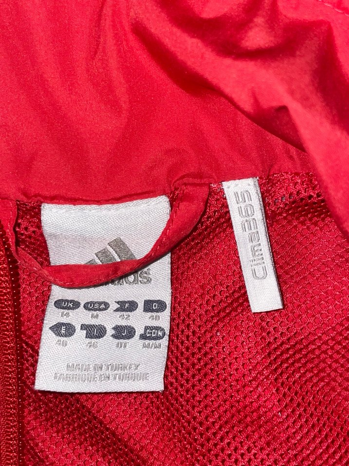 Vintage Orijinal Adidas Zip Track Ceket - Görsel 4