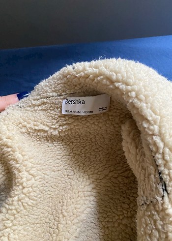 Bershka Bershka Kahverengi Kürklü Deri Kadın Kışlık Ceket