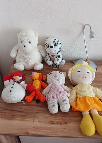 Renkli Peluş Oyuncak Seti - Görsel 3