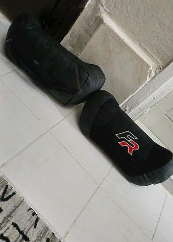 Siyah Biker Motosiklet Dizlikleri Velcro - Görsel 3