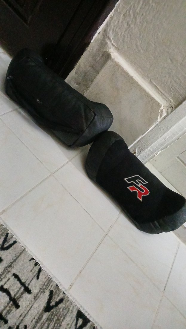 Siyah Biker Motosiklet Dizlikleri Velcro - Görsel 3