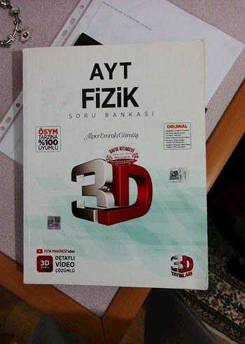 AYT Fizik Soru Bankası 3D Yayınları