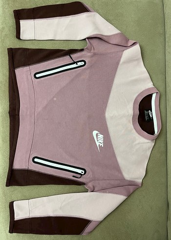 Nike Pembe Fermuarlı Kadın Sweatshirt